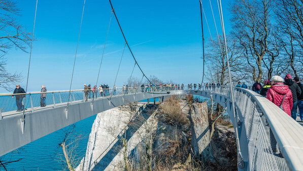 RÜGENS NEUES WAHRZEICHEN: Der Skywalk hat eine Länge von 185 Metern.