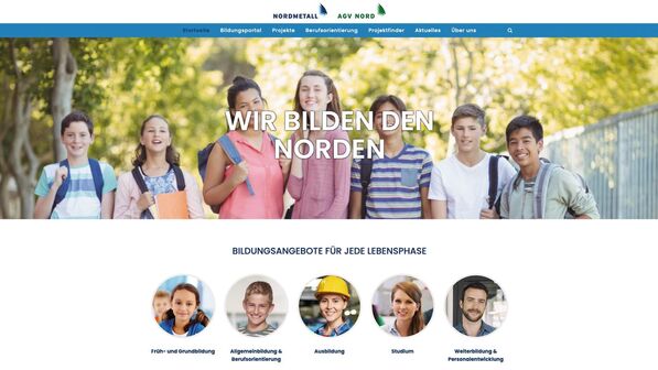 Hilfreiches Angebot: Die Website „Wir bilden den Norden“ ist eine Initiative der Verbände Nordmetall und AGV Nord.